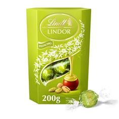 Lindt Lindor Pistachio Milk Chocolate Truffles Box 200g