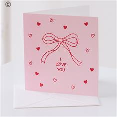 I Love You Greetings Card
